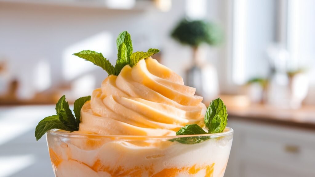 Chilled Cantaloupe Cream
