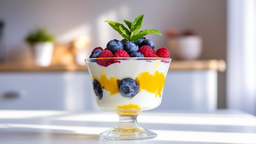 Greek Yogurt Lemon Curd Cups