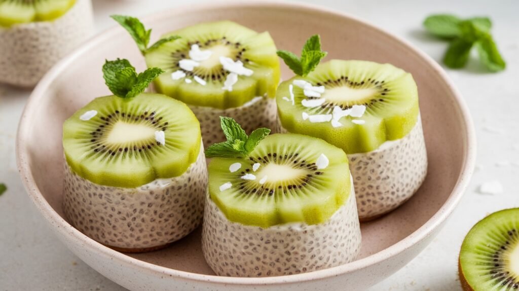 Kiwi-Coconut Chia Cups