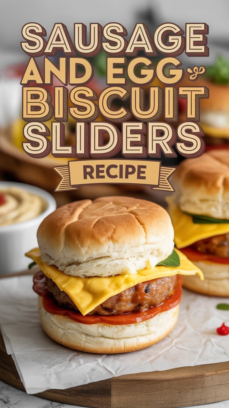Sausage and Egg Biscuit Sliders