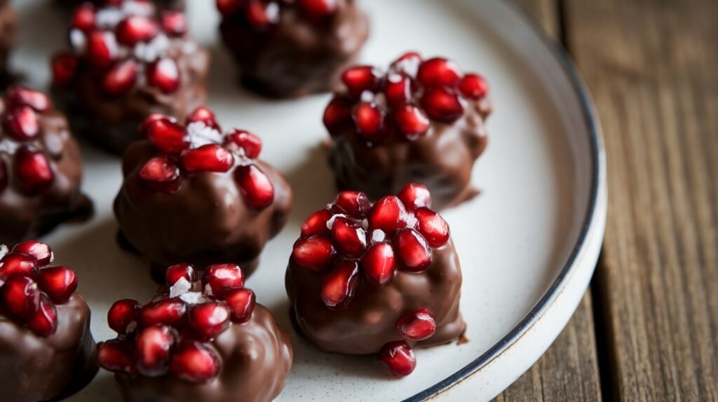 Pomegranate Chocolate Clusters
