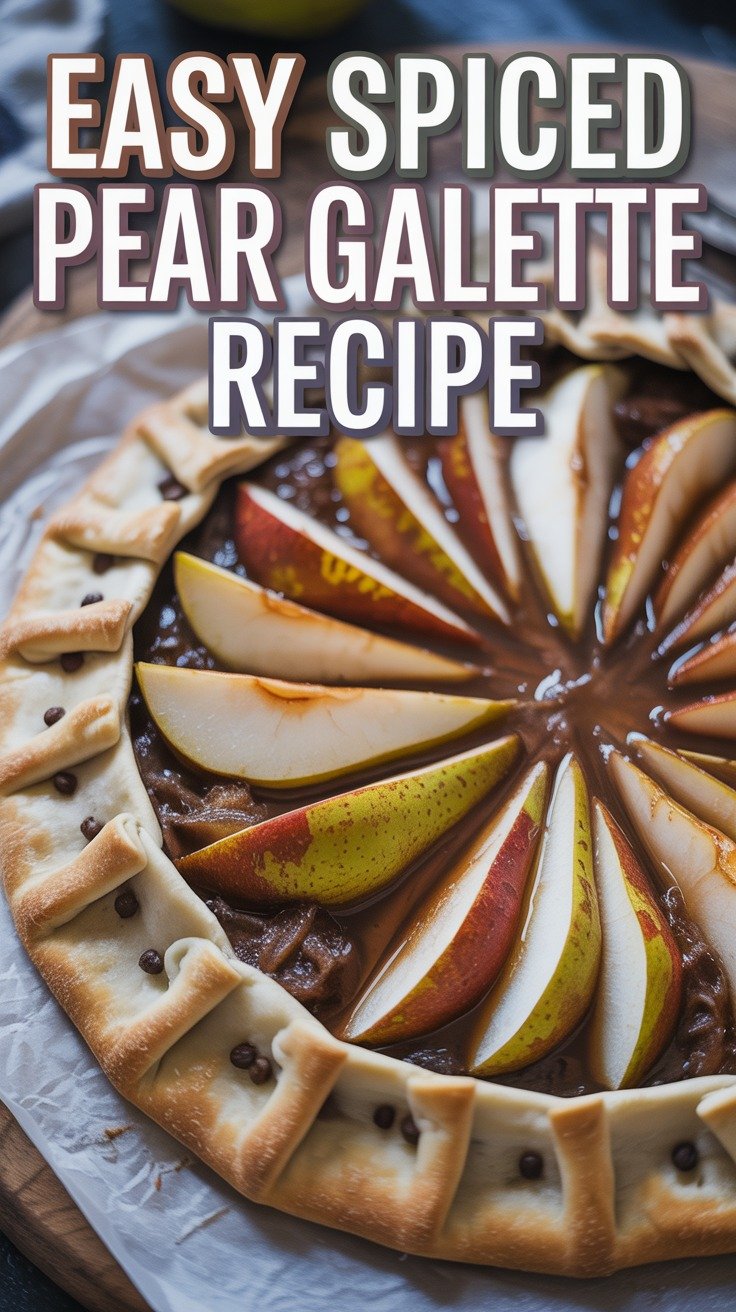 Spiced Pear Galette