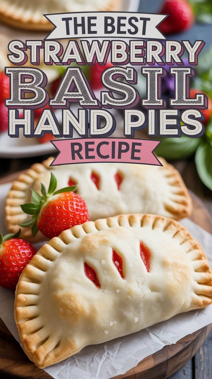 Strawberry Basil Hand Pies
