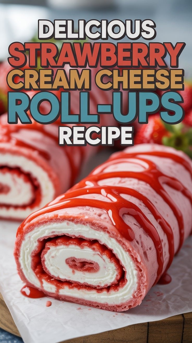 Strawberry Cream Cheese Roll-Ups