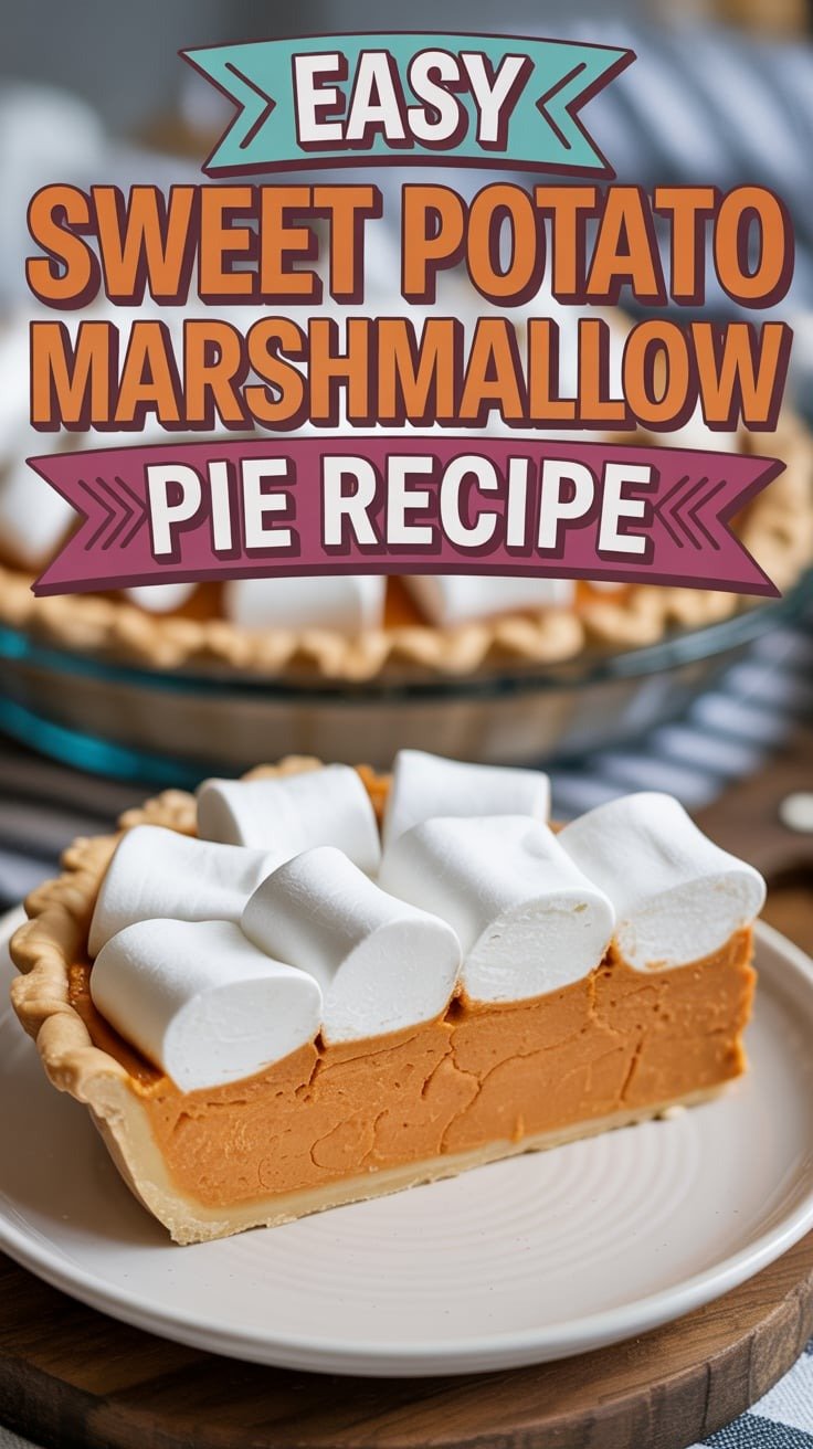 Sweet Potato Marshmallow Pie