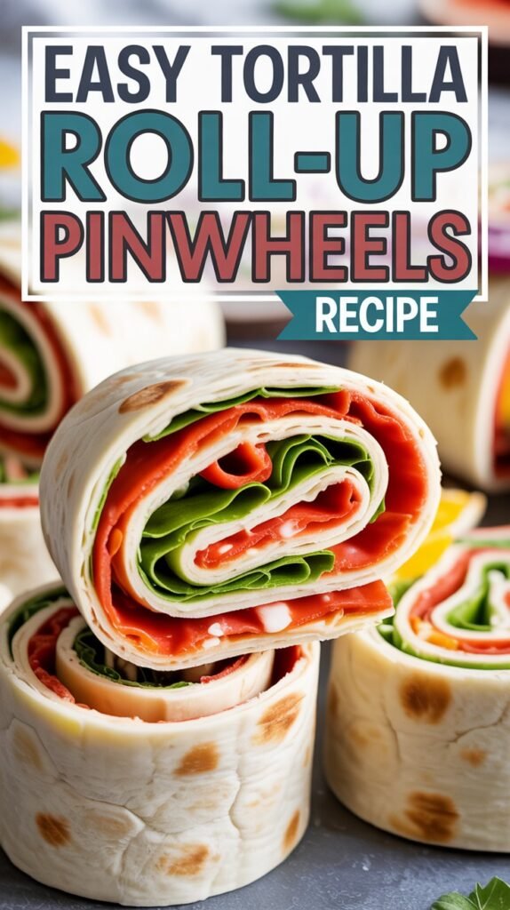 Tortilla Roll-Up Pinwheels Recipe - Food Blasts