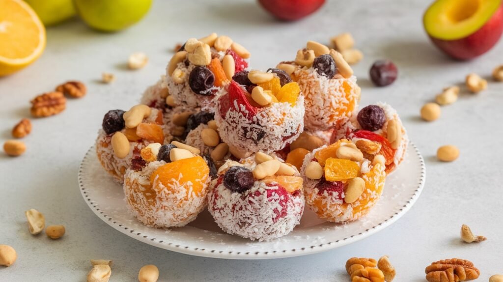 Frozen Fruit and Nut Bites