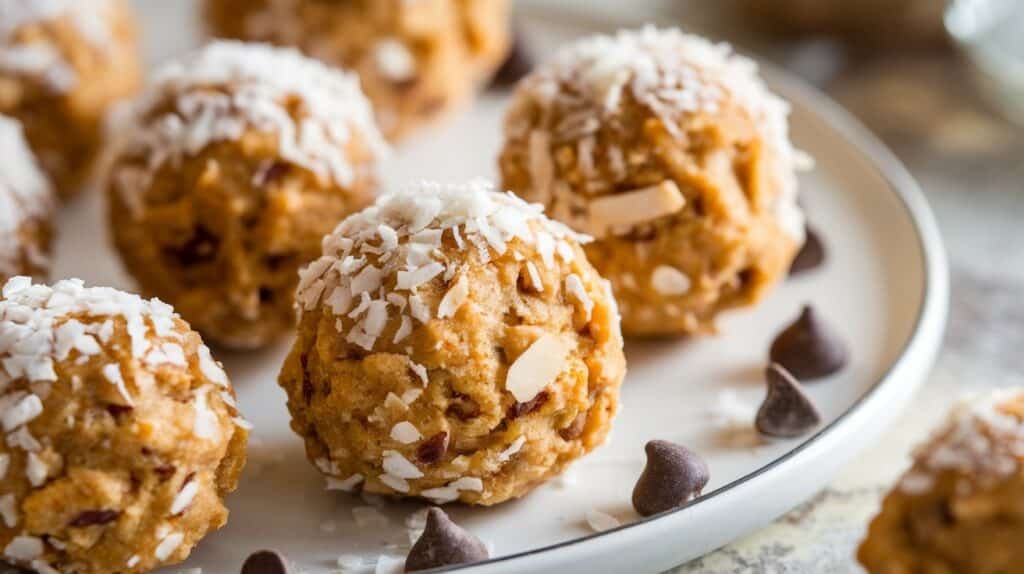 Almond-Coconut Cookie Dough Balls
