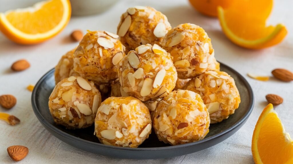 Orange Almond Energy Balls