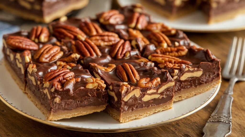 Chocolate Pecan Pie Bars