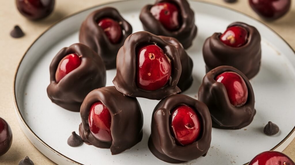 Dark Chocolate Cherry Clusters