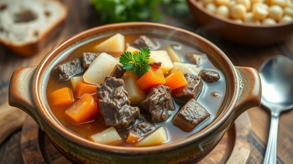 Rustic Beef and Cabbage Soup