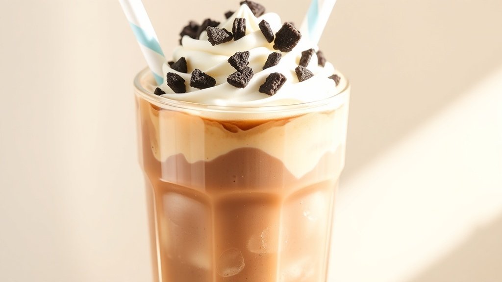 Cookies and Cream Mocha Iced Coffee