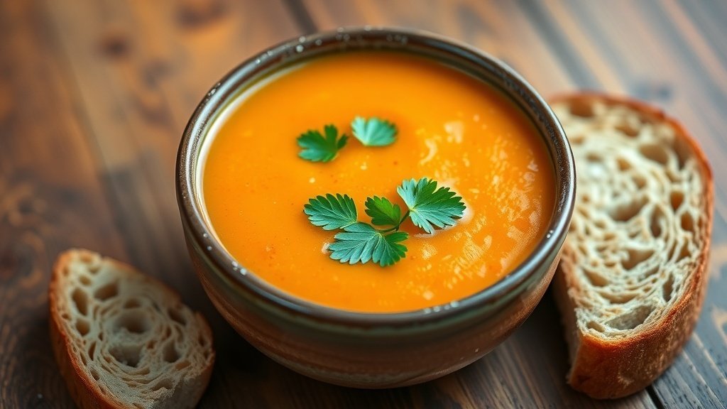 Spiced Carrot, Parsnip, and Orange Soup