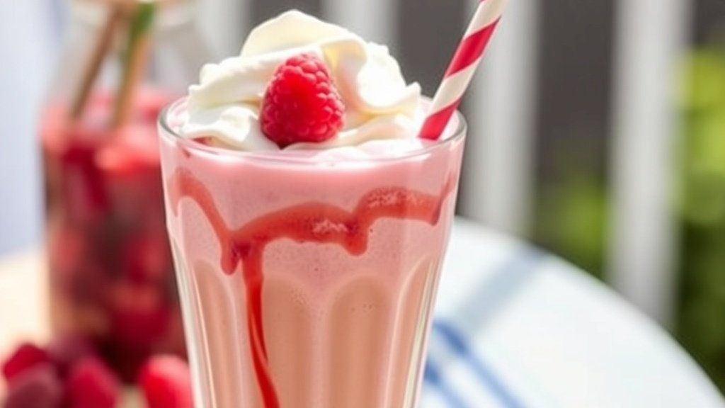 Raspberry Truffle Iced Coffee Shake