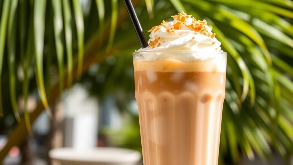 Vanilla Coconut Latte Iced Coffee