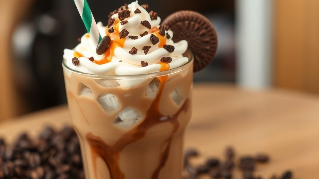 Mocha Caramel Cookie Iced Coffee