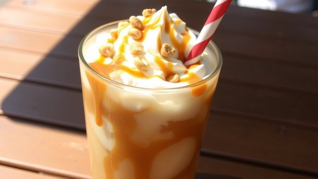 Hazelnut Caramel Swirl Iced Coffee