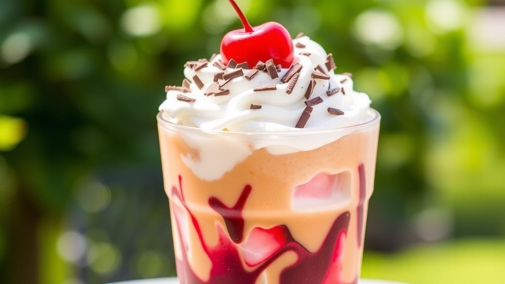 Mocha Cherry Swirl Iced Coffee