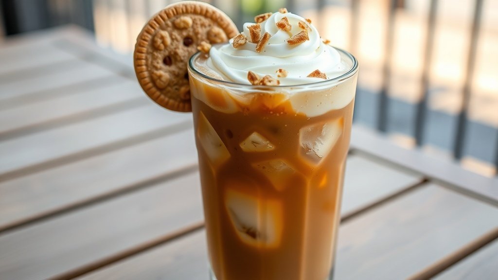 Hazelnut Cream Cookie Iced Coffee