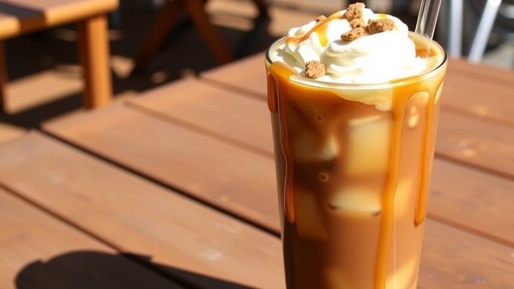 Maple Toffee Iced Coffee Delight