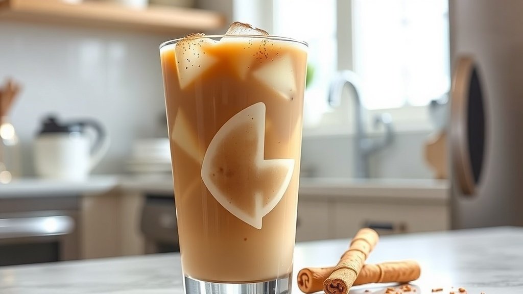 Honey Cinnamon Oat Iced Coffee