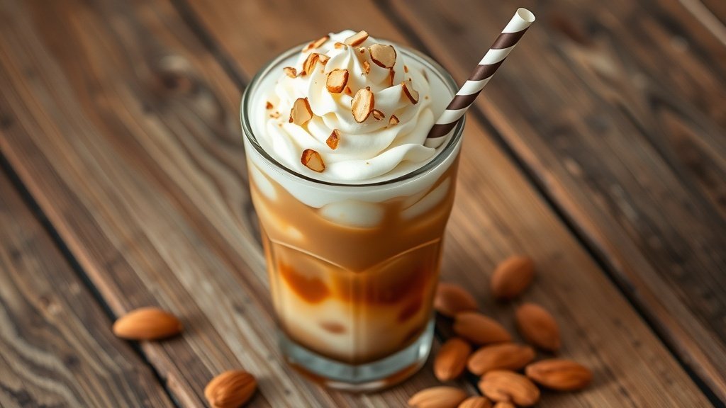Toasted Almond Iced Coffee Sip