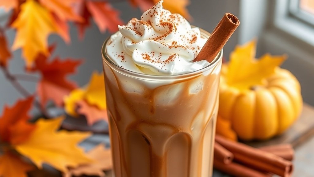Mocha Pumpkin Spice Iced Coffee