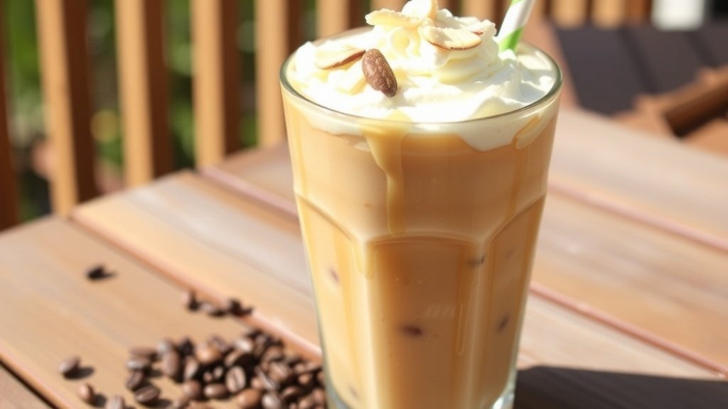 White Mocha Almond Iced Coffee