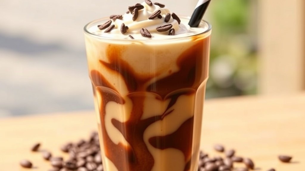Mocha Cream Swirl Iced Coffee