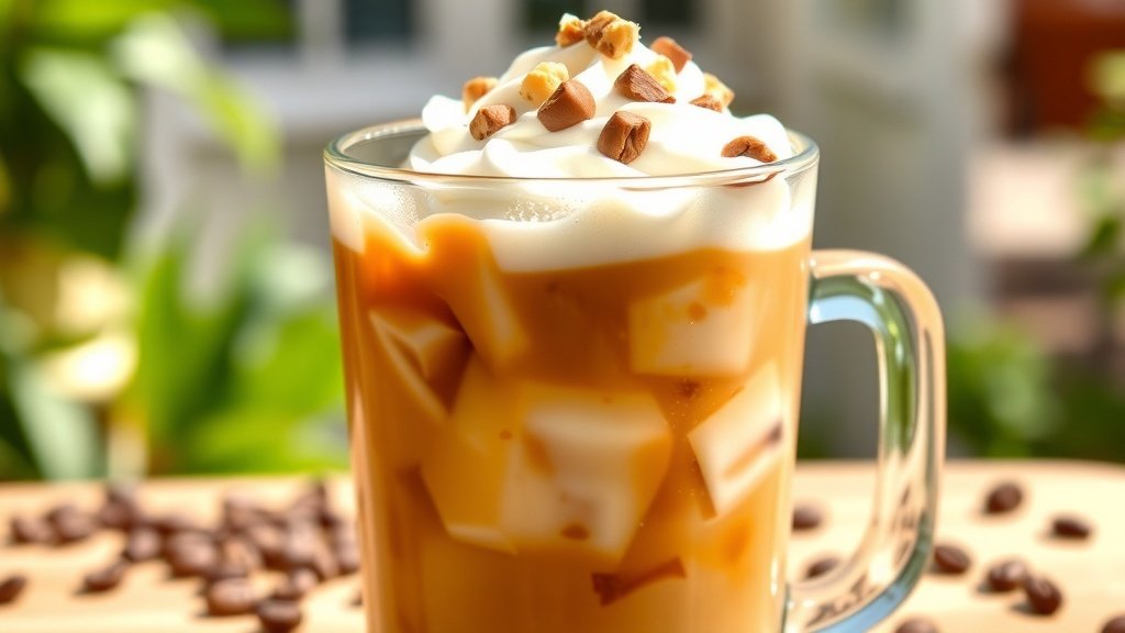 Sweet Cream Hazelnut Iced Coffee