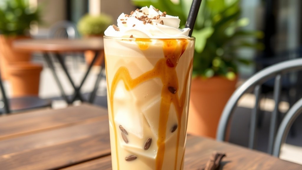 Maple Vanilla Latte Iced Coffee
