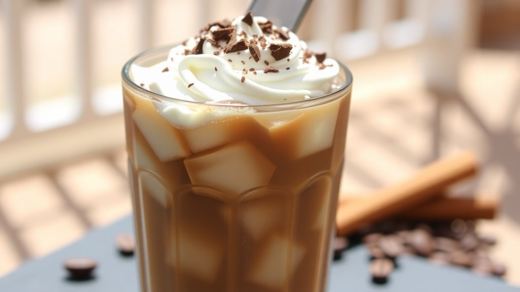 Spiced Ginger Mocha Iced Coffee