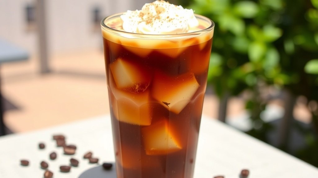 Honey Nutmeg Vanilla Iced Coffee