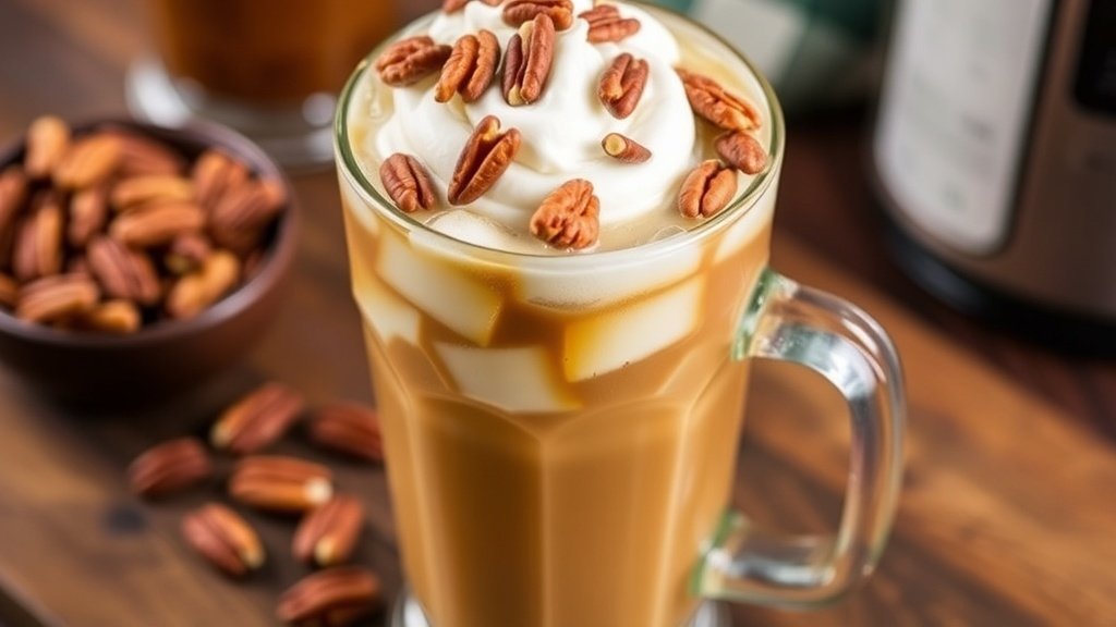 Maple Pecan Pie Iced Coffee