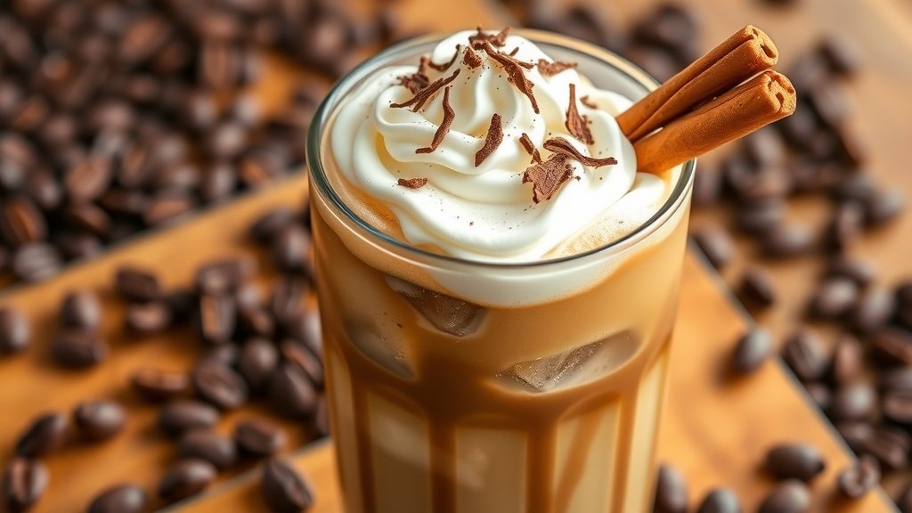 Cinnamon Mocha Delight Iced Coffee