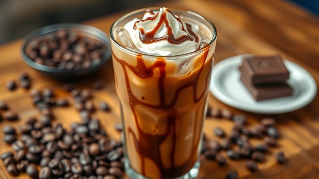 Vanilla Fudge Swirl Iced Coffee