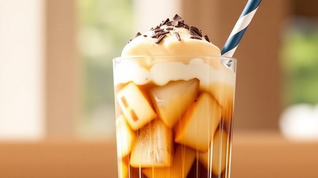 Sweet Cream Iced Coffee Delight