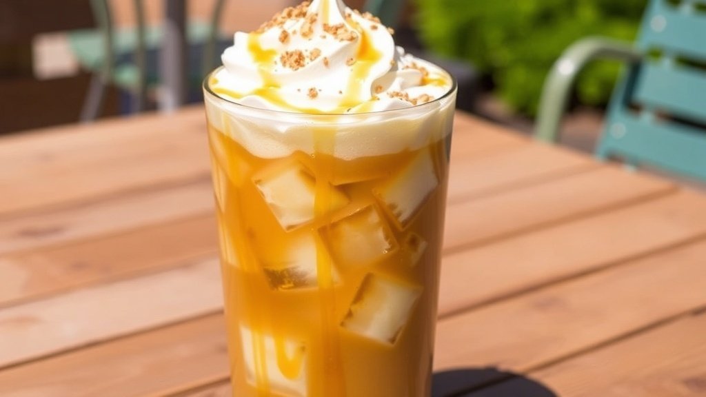Hazelnut Honey Vanilla Iced Coffee