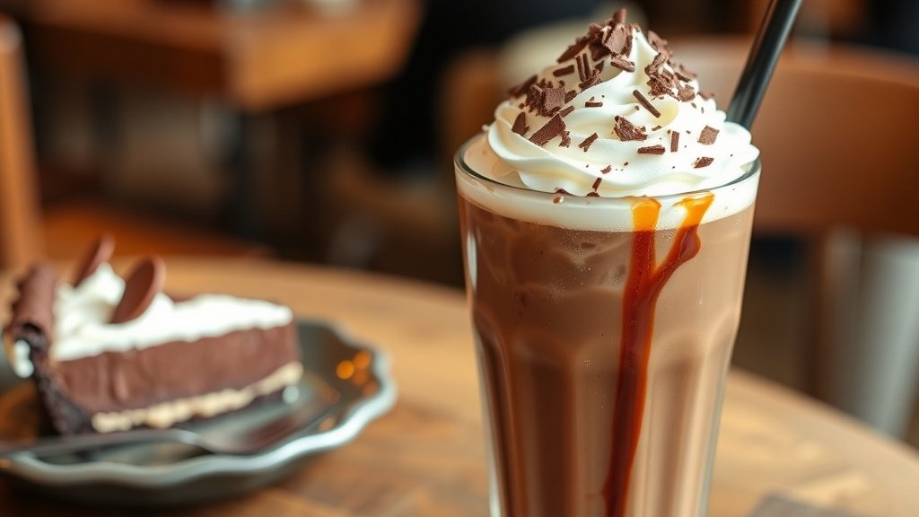 Chocolate Fudge Pie Iced Coffee