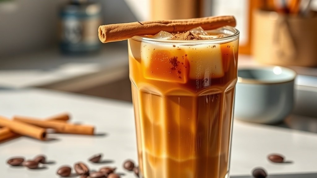 Cinnamon Oat Milk Iced Coffee
