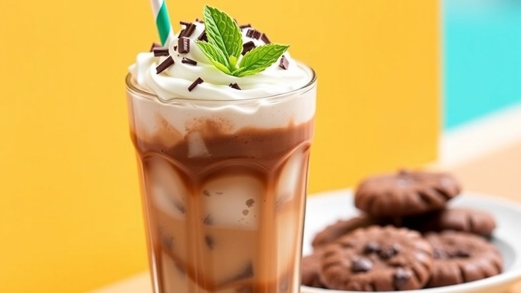 Mocha Mint Cookie Iced Coffee
