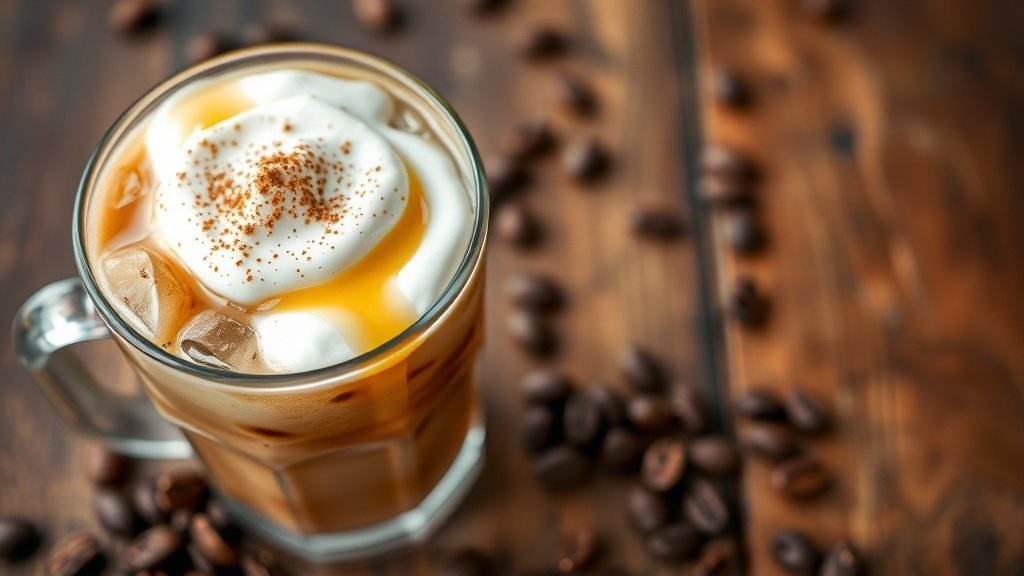 Spiced Nutmeg Honey Iced Coffee