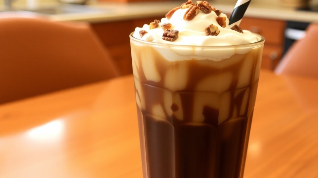 Chocolate Pecan Pie Iced Coffee