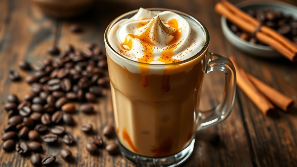 Maple Cinnamon Roll Iced Coffee
