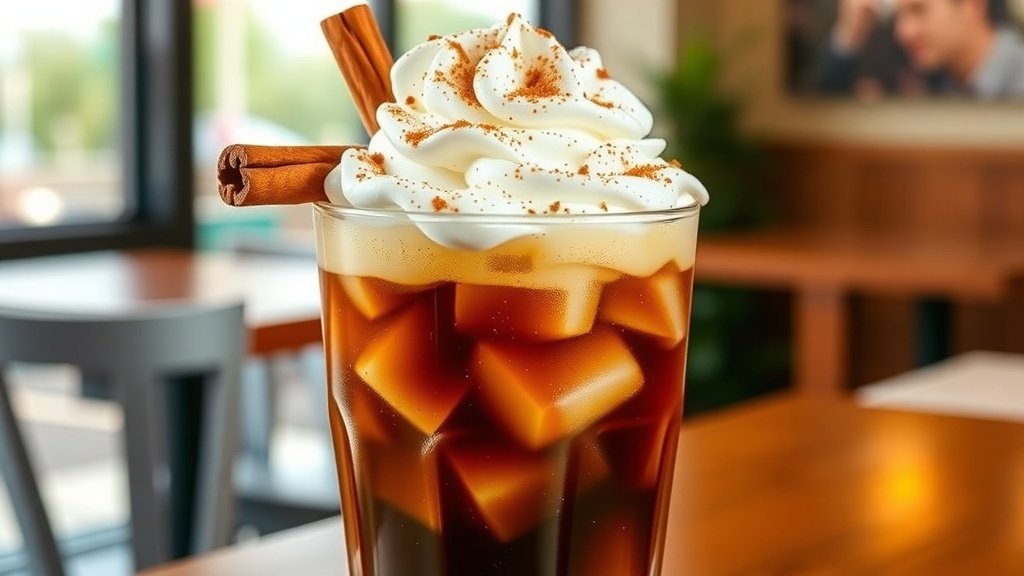 Cinnamon Hazelnut Cookie Iced Coffee