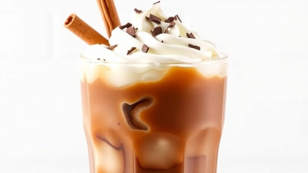 Chocolate Cinnamon Swirl Iced Coffee