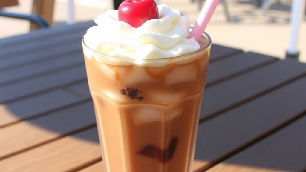 Mocha Cherry Delight Iced Coffee