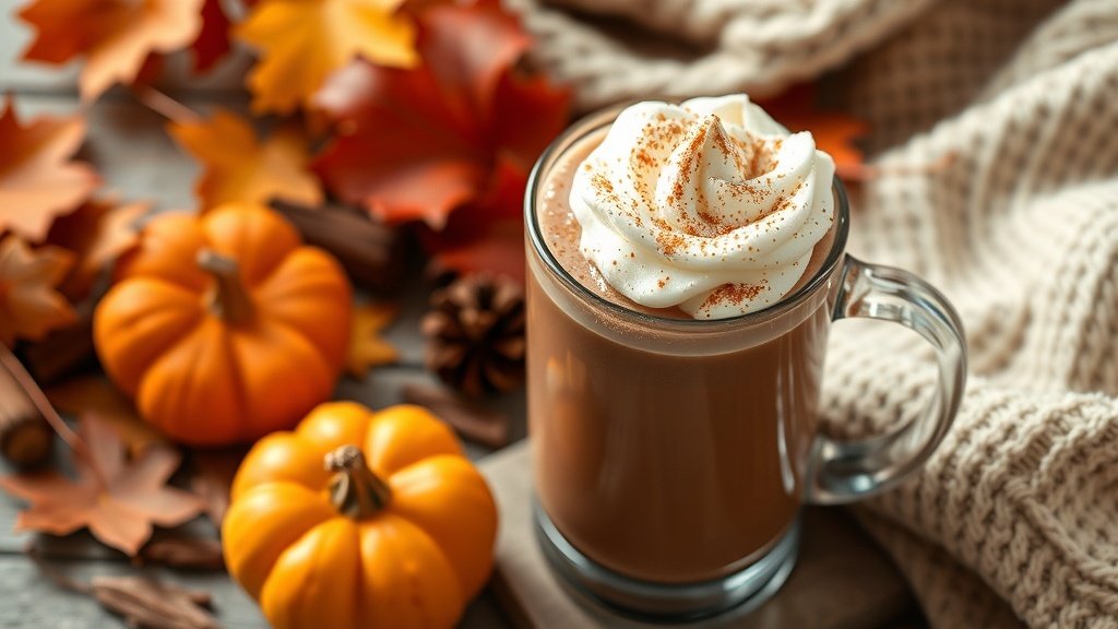 pumpkin spice hot chocolate