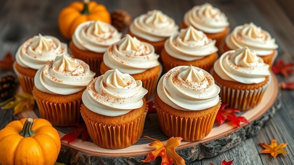 pumpkin spice latte cupcakes